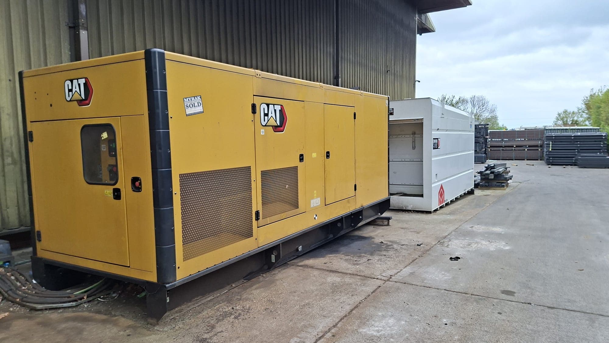 Industrial site generator and power equipment relevant to battery and EV charging risk assessments